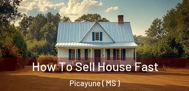  How To Sell House Fast Picayune ( MS )