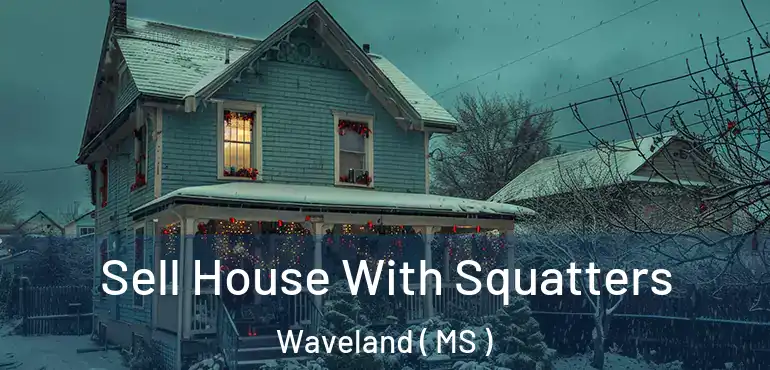  Sell House With Squatters Waveland ( MS )