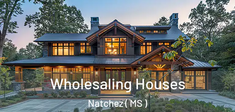  Wholesaling Houses Natchez ( MS )